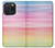 W3507 Colorful Rainbow Pastel Funda Carcasa Case y Caso Del Tirón Funda para iPhone 15 Pro