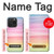 W3507 Colorful Rainbow Pastel Funda Carcasa Case y Caso Del Tirón Funda para iPhone 15 Pro