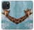 W3680 Cute Smile Giraffe Funda Carcasa Case y Caso Del Tirón Funda para iPhone 15 Pro