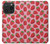W3719 Strawberry Pattern Funda Carcasa Case y Caso Del Tirón Funda para iPhone 15 Pro