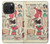 W3820 Vintage Cowgirl Fashion Paper Doll Funda Carcasa Case y Caso Del Tirón Funda para iPhone 15 Pro