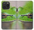 W3845 Green frog Funda Carcasa Case y Caso Del Tirón Funda para iPhone 15 Pro