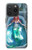 W3911 Cute Little Mermaid Aqua Spa Funda Carcasa Case y Caso Del Tirón Funda para iPhone 15 Pro