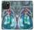 W3911 Cute Little Mermaid Aqua Spa Funda Carcasa Case y Caso Del Tirón Funda para iPhone 15 Pro