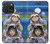 W3915 Raccoon Girl Baby Sloth Astronaut Suit Funda Carcasa Case y Caso Del Tirón Funda para iPhone 15 Pro