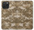 W3294 Army Desert Tan Coyote Camo Camouflage Funda Carcasa Case y Caso Del Tirón Funda para iPhone 15 Pro Max
