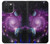 W3689 Galaxy Outer Space Planet Funda Carcasa Case y Caso Del Tirón Funda para iPhone 15 Pro Max