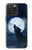 W3693 Grim White Wolf Full Moon Funda Carcasa Case y Caso Del Tirón Funda para iPhone 15 Pro Max