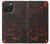 W3696 Lava Magma Funda Carcasa Case y Caso Del Tirón Funda para iPhone 15 Pro Max