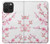 W3707 Pink Cherry Blossom Spring Flower Funda Carcasa Case y Caso Del Tirón Funda para iPhone 15 Pro Max