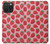 W3719 Strawberry Pattern Funda Carcasa Case y Caso Del Tirón Funda para iPhone 15 Pro Max