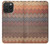 W3752 Zigzag Fabric Pattern Graphic Printed Funda Carcasa Case y Caso Del Tirón Funda para iPhone 15 Pro Max