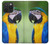 W3888 Macaw Face Bird Funda Carcasa Case y Caso Del Tirón Funda para iPhone 15 Pro Max