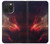 W3897 Red Nebula Space Funda Carcasa Case y Caso Del Tirón Funda para iPhone 15 Pro Max