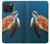 W3899 Sea Turtle Funda Carcasa Case y Caso Del Tirón Funda para iPhone 15 Pro Max