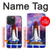 W3913 Colorful Nebula Space Shuttle Funda Carcasa Case y Caso Del Tirón Funda para iPhone 15 Pro Max