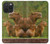 W3917 Capybara Family Giant Guinea Pig Funda Carcasa Case y Caso Del Tirón Funda para iPhone 15 Pro Max