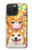 W3918 Baby Corgi Dog Corgi Girl Candy Funda Carcasa Case y Caso Del Tirón Funda para iPhone 15 Pro Max