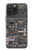 W3944 Overhead Panel Cockpit Funda Carcasa Case y Caso Del Tirón Funda para iPhone 15 Pro Max