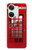 W0058 British Red Telephone Box Funda Carcasa Case y Caso Del Tirón Funda para OnePlus Nord 3