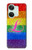 W2900 Rainbow LGBT Lesbian Pride Flag Funda Carcasa Case y Caso Del Tirón Funda para OnePlus Nord 3