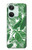 W3457 Paper Palm Monstera Funda Carcasa Case y Caso Del Tirón Funda para OnePlus Nord 3