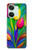 W3926 Colorful Tulip Oil Painting Funda Carcasa Case y Caso Del Tirón Funda para OnePlus Nord 3