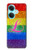 W2900 Rainbow LGBT Lesbian Pride Flag Funda Carcasa Case y Caso Del Tirón Funda para OnePlus Nord CE3