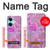 W3710 Pink Love Heart Funda Carcasa Case y Caso Del Tirón Funda para OnePlus Nord CE3