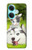 W3795 Kitten Cat Playful Siberian Husky Dog Paint Funda Carcasa Case y Caso Del Tirón Funda para OnePlus Nord CE3