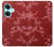 W3817 Red Floral Cherry blossom Pattern Funda Carcasa Case y Caso Del Tirón Funda para OnePlus Nord CE3