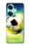 W3844 Glowing Football Soccer Ball Funda Carcasa Case y Caso Del Tirón Funda para OnePlus Nord CE3