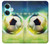 W3844 Glowing Football Soccer Ball Funda Carcasa Case y Caso Del Tirón Funda para OnePlus Nord CE3