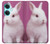 W3870 Cute Baby Bunny Funda Carcasa Case y Caso Del Tirón Funda para OnePlus Nord CE3