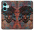 W3895 Pirate Skull Metal Funda Carcasa Case y Caso Del Tirón Funda para OnePlus Nord CE3