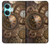 W3927 Compass Clock Gage Steampunk Funda Carcasa Case y Caso Del Tirón Funda para OnePlus Nord CE3