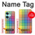 W3942 LGBTQ Rainbow Plaid Tartan Funda Carcasa Case y Caso Del Tirón Funda para OnePlus Nord CE3