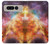 W1963 Nebula Rainbow Space Funda Carcasa Case y Caso Del Tirón Funda para Google Pixel Fold