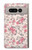 W3095 Vintage Rose Pattern Funda Carcasa Case y Caso Del Tirón Funda para Google Pixel Fold