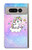 W3256 Cute Unicorn Cartoon Funda Carcasa Case y Caso Del Tirón Funda para Google Pixel Fold