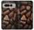 W3840 Dark Chocolate Milk Chocolate Lovers Funda Carcasa Case y Caso Del Tirón Funda para Google Pixel Fold