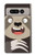 W3855 Sloth Face Cartoon Funda Carcasa Case y Caso Del Tirón Funda para Google Pixel Fold