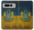 W3858 Ukraine Vintage Flag Funda Carcasa Case y Caso Del Tirón Funda para Google Pixel Fold