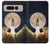 W3859 Bitcoin to the Moon Funda Carcasa Case y Caso Del Tirón Funda para Google Pixel Fold