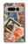 W3900 Stamps Funda Carcasa Case y Caso Del Tirón Funda para Google Pixel Fold