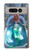 W3912 Cute Little Mermaid Aqua Spa Funda Carcasa Case y Caso Del Tirón Funda para Google Pixel Fold