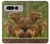 W3917 Capybara Family Giant Guinea Pig Funda Carcasa Case y Caso Del Tirón Funda para Google Pixel Fold