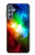 W2312 Colorful Rainbow Space Galaxy Funda Carcasa Case y Caso Del Tirón Funda para Samsung Galaxy M34 5G