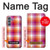 W3941 LGBT Lesbian Pride Flag Plaid Funda Carcasa Case y Caso Del Tirón Funda para Samsung Galaxy M34 5G