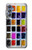 W3956 Watercolor Palette Box Graphic Funda Carcasa Case y Caso Del Tirón Funda para Samsung Galaxy M34 5G